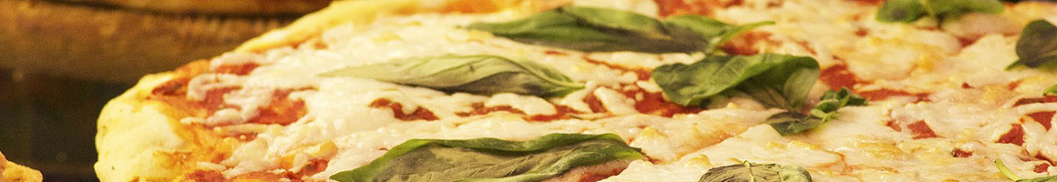 Eating Italian Pizza at Mancino's Pizzeria and Restaurant restaurant in Denville, NJ.